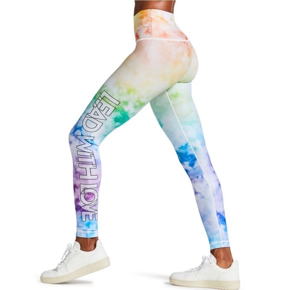 Peloton WITH Reversible Lead With Love Leggings Size Large NWT - Picture 1 of 11